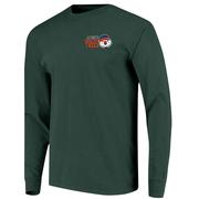 Auburn Aubie Claus Farm Fresh Comfort Colors Long Sleeve Tee